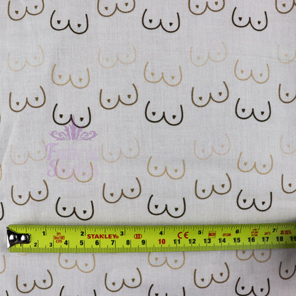 FS928 Boobies Cotton Fabric Beige | Fabric | Adult, Body, Boob, Boobies, Boobs, Cotton, drape, Fabric, fashion fabric, making, Nudity, sewing, Skirt | Fabric Styles
