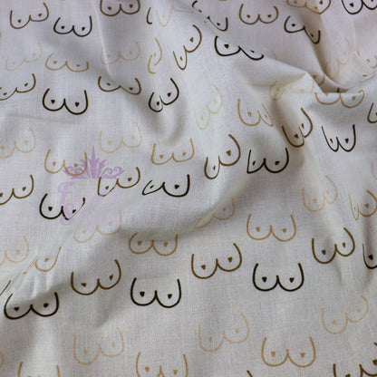 FS928 Boobies Cotton Fabric Beige | Fabric | Adult, Body, Boob, Boobies, Boobs, Cotton, drape, Fabric, fashion fabric, making, Nudity, sewing, Skirt | Fabric Styles