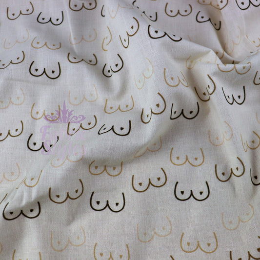 FS928 Boobies Cotton Fabric Beige | Fabric | Adult, Body, Boob, Boobies, Boobs, Cotton, drape, Fabric, fashion fabric, making, Nudity, sewing, Skirt | Fabric Styles
