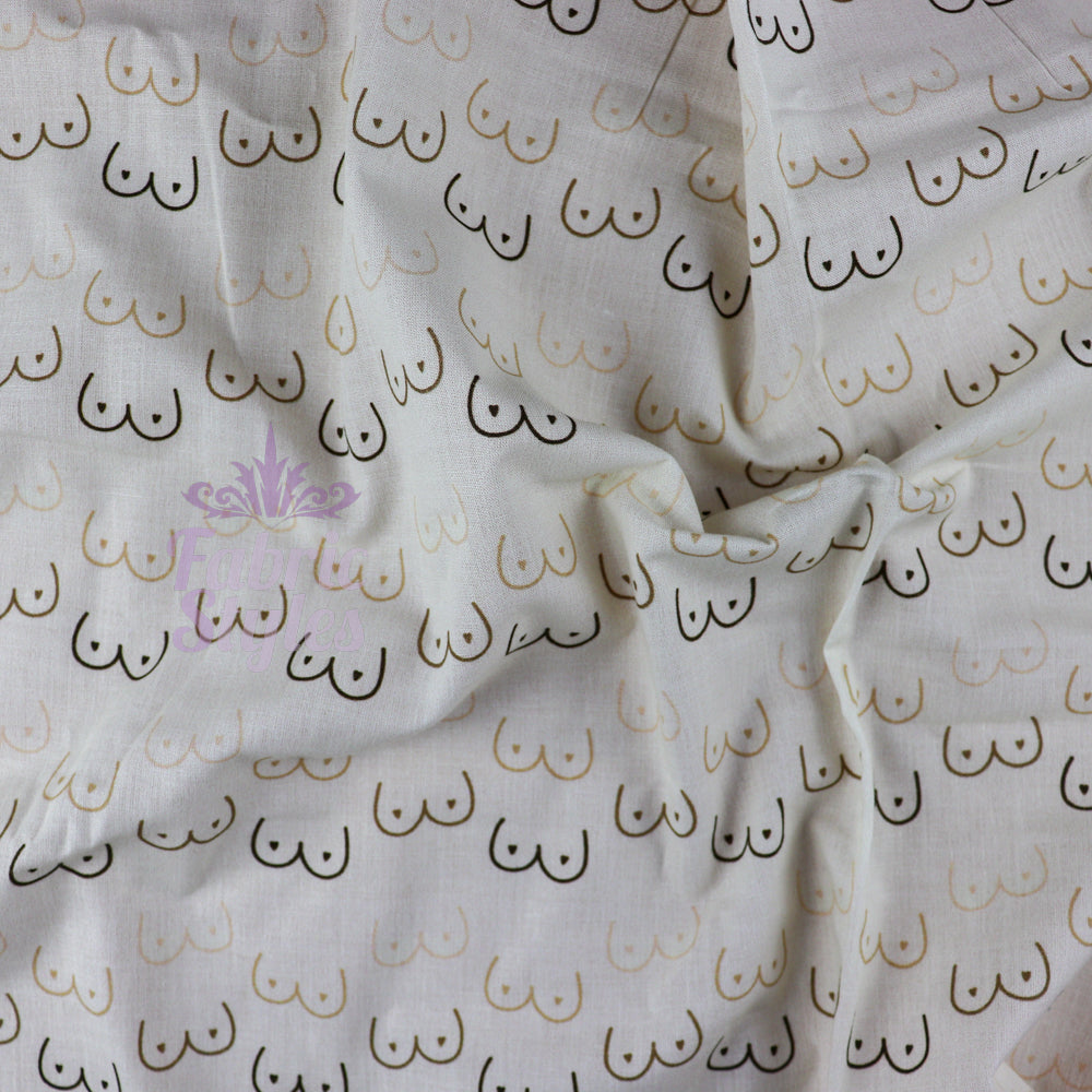 FS928 Boobies Cotton Fabric Beige | Fabric | Adult, Body, Boob, Boobies, Boobs, Cotton, drape, Fabric, fashion fabric, making, Nudity, sewing, Skirt | Fabric Styles