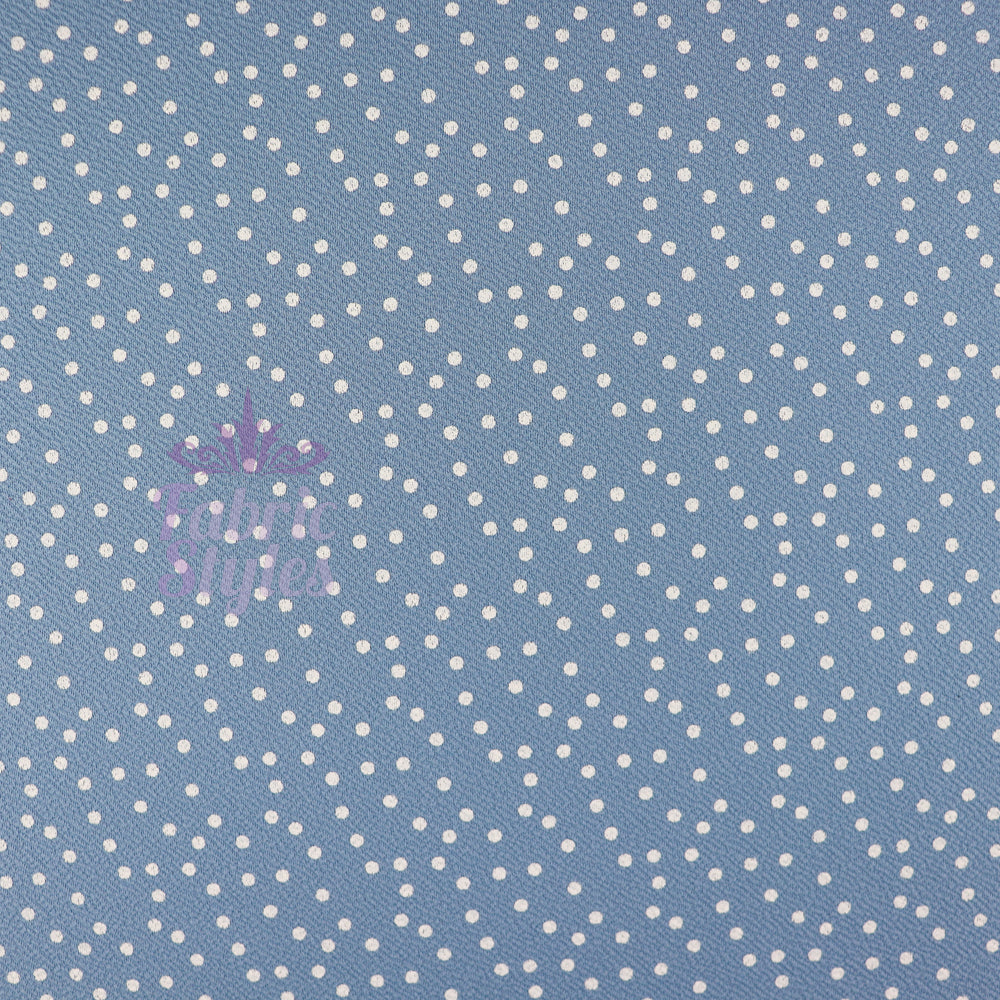 Polka Dots Liverpool Fabric Stretch Lightweight Material