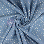 Polka Dots Liverpool Fabric Stretch Lightweight Material