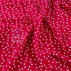 FS589 Polka Dots Liverpool Fabric | Fabric | blue, dots, drape, Elastane, Fabric, fashion fabric, Liverpool, New, Polka dots, polyester, Powder blue, red, sewing, spot, spots, stretch, Stretchy, textured, Waffle, White | Fabric Styles