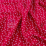 FS589 Polka Dots Liverpool Fabric | Fabric | blue, dots, drape, Elastane, Fabric, fashion fabric, Liverpool, New, Polka dots, polyester, Powder blue, red, sewing, spot, spots, stretch, Stretchy, textured, Waffle, White | Fabric Styles