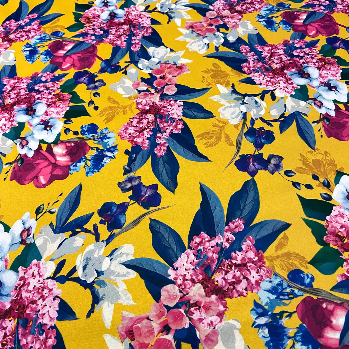 FS352 Delphinium Floral – Fabric Styles