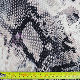 FS1053 Snake Skin ITY Silky Stretch Knit Fabric Black & Nude | Fabric | Animal, black, Fabric, ITY, nude, snake | Fabric Styles