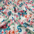 FS144_1 Floral New York Print | Fabric Styles