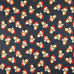 FS155 Penguin Santa Navy Base | Fabric Styles
