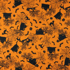 FS160 Halloween Haunted House Print | Fabric Styles