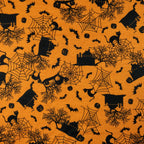FS160 Halloween Haunted House Print | Fabric Styles
