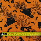 FS160 Halloween Haunted House Print | Fabric Styles