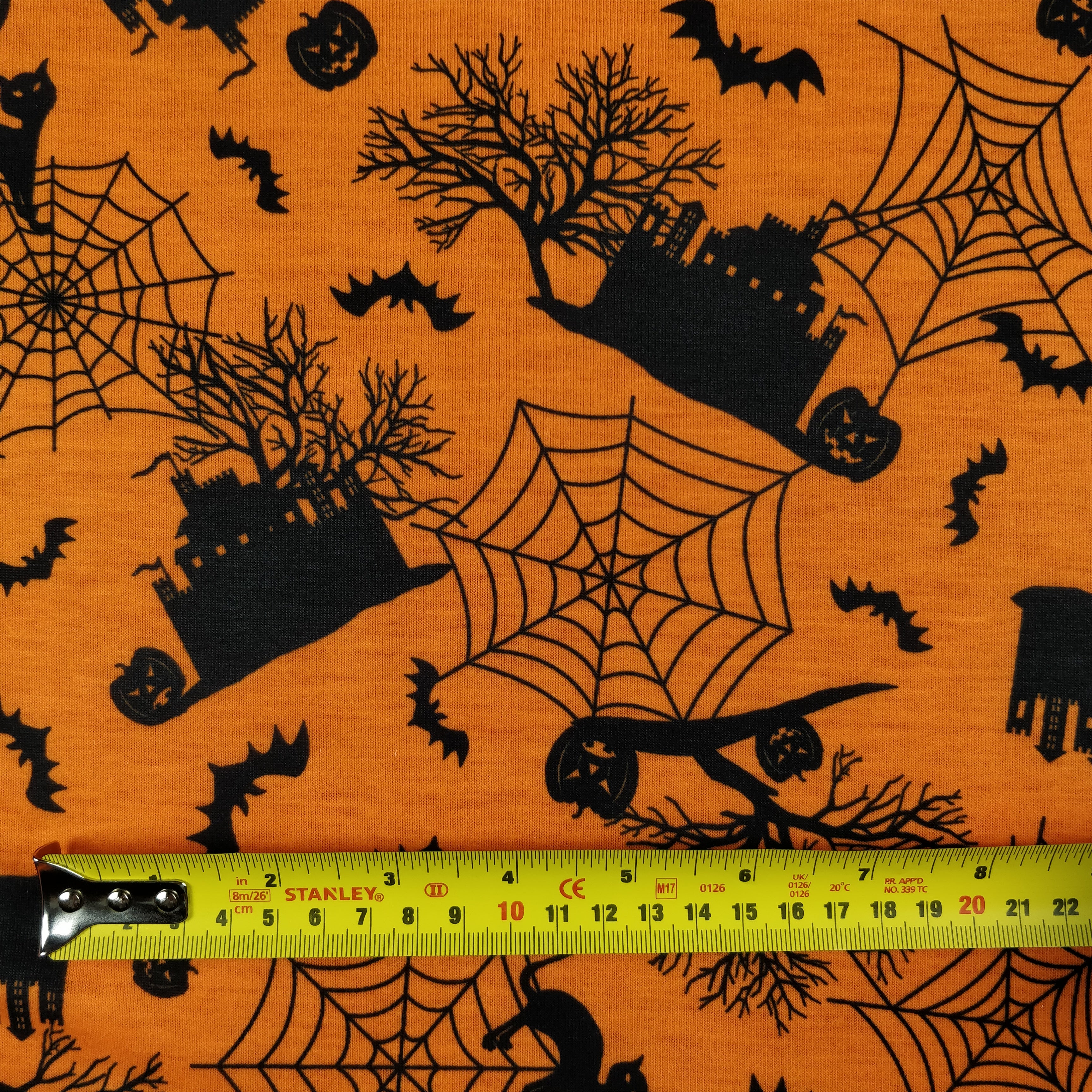 FS160 Halloween Haunted House Print | Fabric Styles