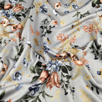 FS101_4 Floral Grey Base | Fabric Styles
