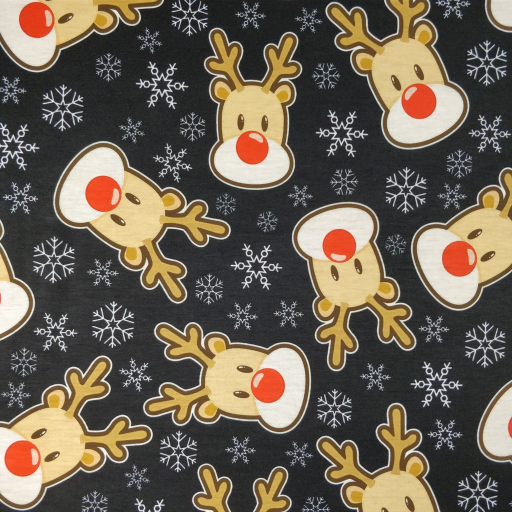 FS154 Rudolf Snowflakes | Fabric Styles