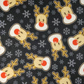 FS154 Rudolf Snowflakes | Fabric Styles