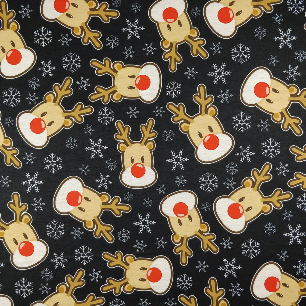 FS154 Rudolf Snowflakes | Fabric Styles