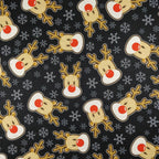 FS154 Rudolf Snowflakes | Fabric Styles