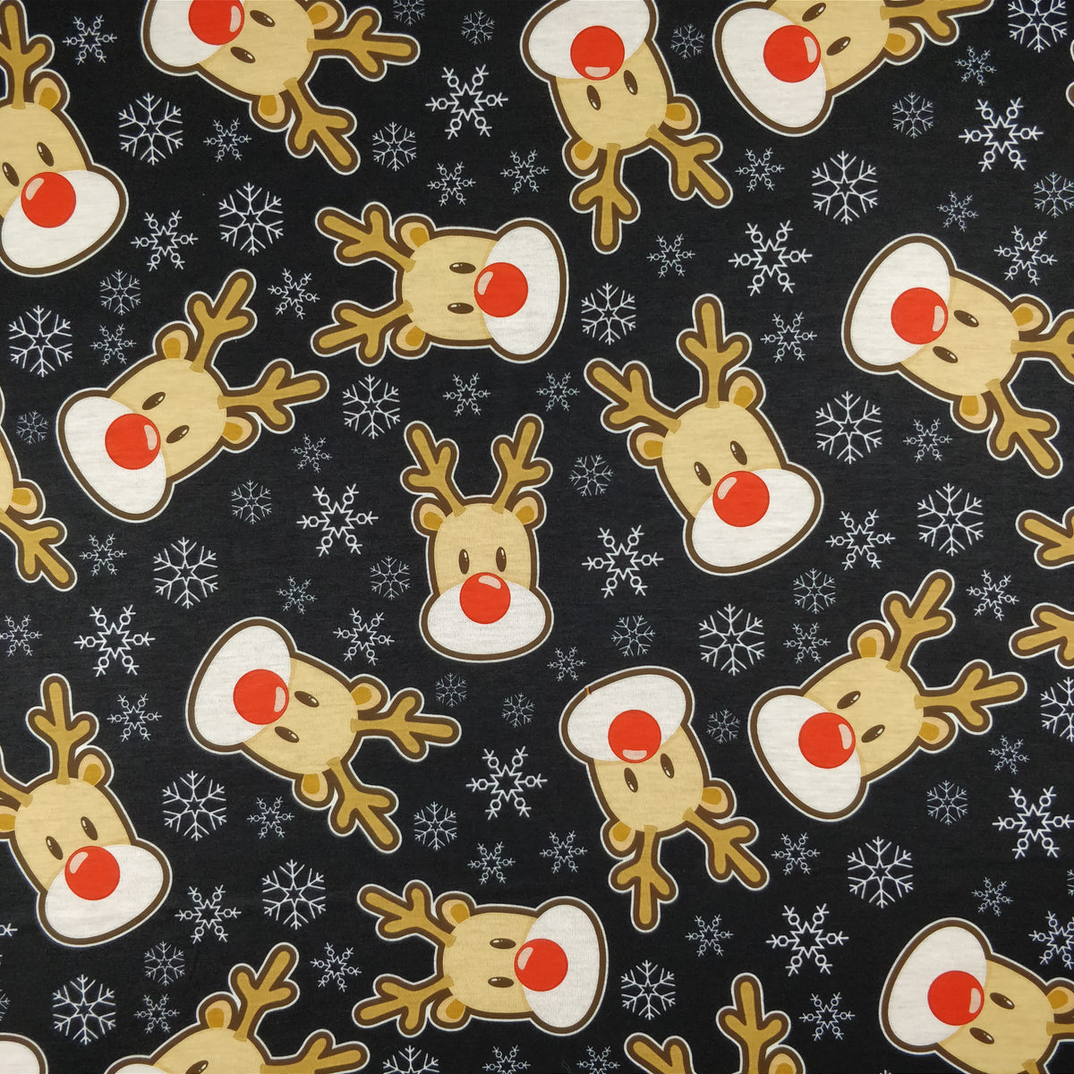 FS154 Rudolf Snowflakes | Fabric Styles
