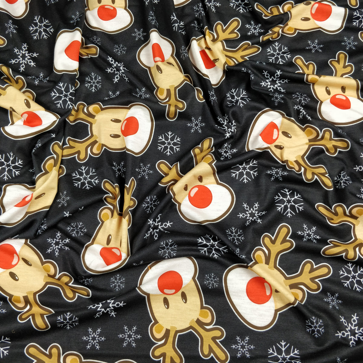FS154 Rudolf Snowflakes | Fabric Styles