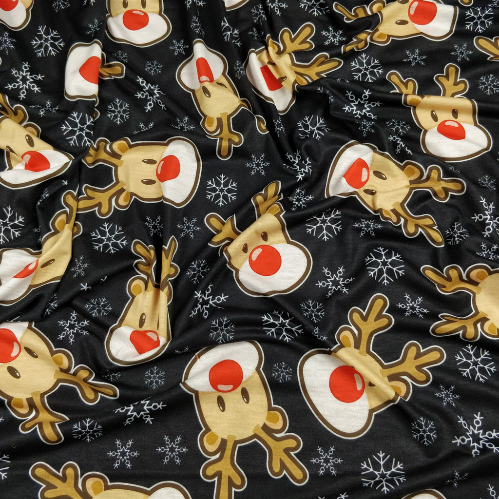 FS154 Rudolf Snowflakes | Fabric Styles