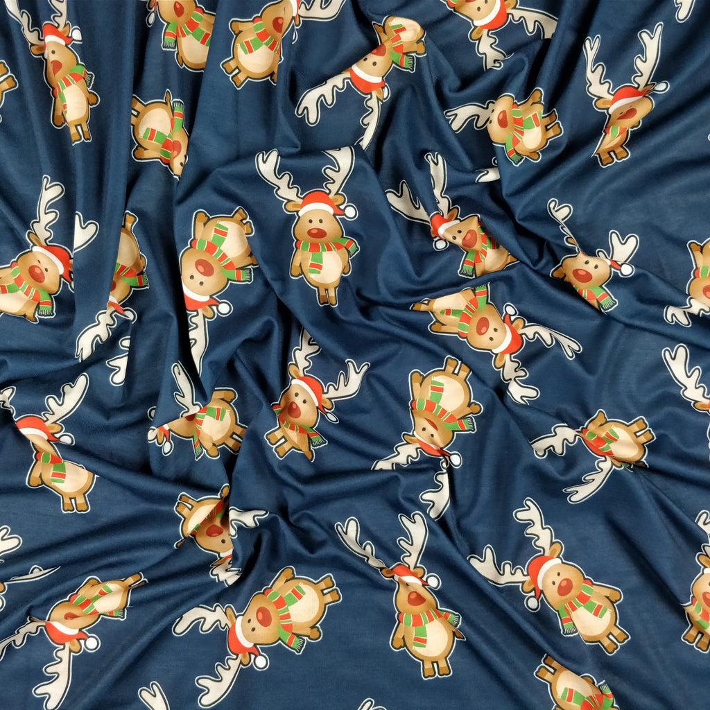 FS150 Rudolf Navy Base | Fabric Styles