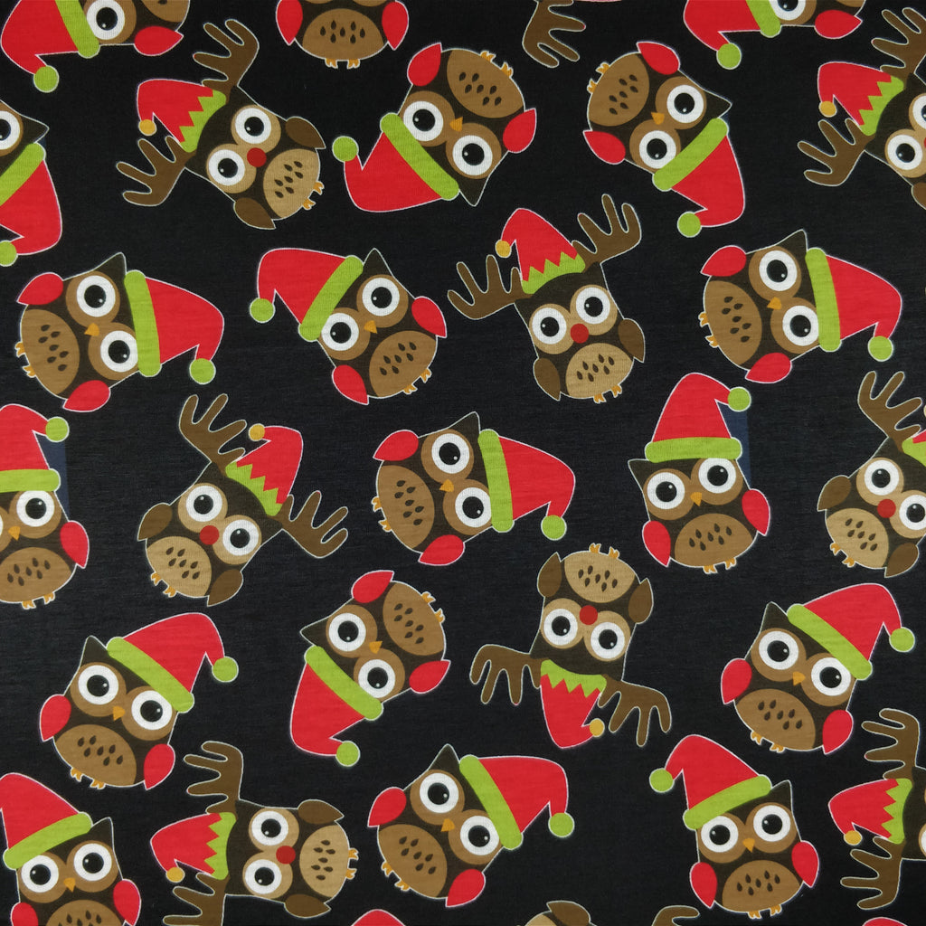 FS156 Owl Santa Hat | Fabric Styles
