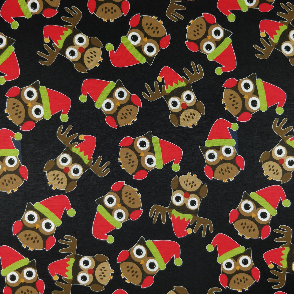 FS156 Owl Santa Hat | Fabric Styles