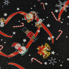 FS072 Christmas Snowman, Santa, Candy stick | Fabric Styles