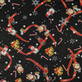 FS072 Christmas Snowman, Santa, Candy stick | Fabric Styles