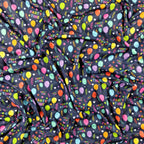 FS163 Party Time Balloons | Fabric | Balloons, Child, Children, drape, Exclusive, Fabric, fashion fabric, jersey, Kids, making, Multi Colour, Party, Party Time, Sale, sewing, spun polyester, Spun Polyester Elastane, Stretchy | Fabric Styles