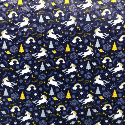 FS181_1 Xmas Unicorn | Fabric Styles