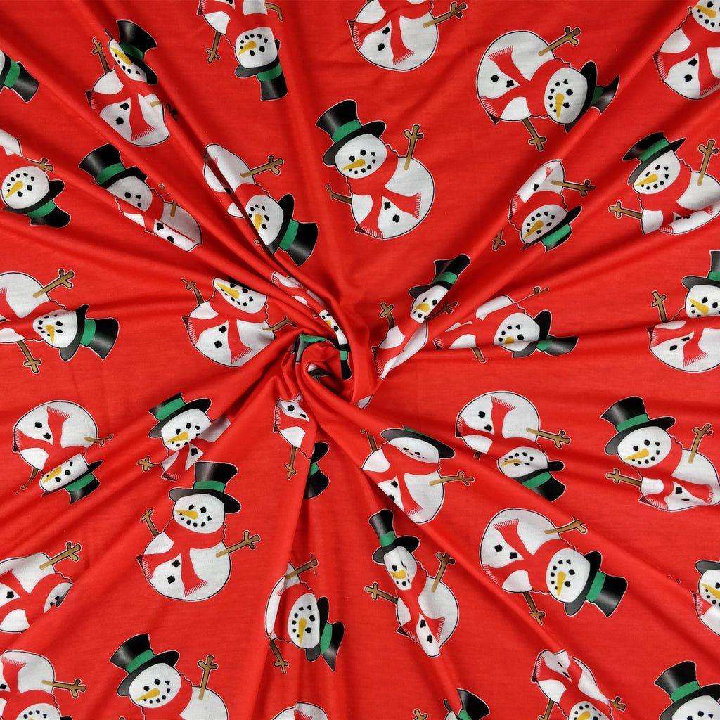 FS030_1 Snowman Print | Fabric Styles