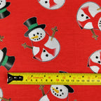 FS030_1 Snowman Print | Fabric Styles