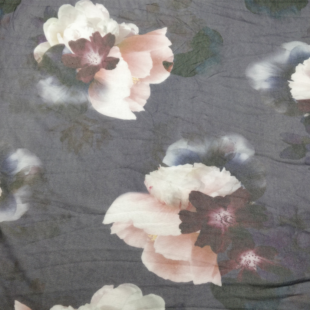 FS221 Navy Floral Powermesh Fabric | Fabric | Fabric, Fishnet, Floral, flowers, Mesh, navy, power mesh, Powermesh, stretch | Fabric Styles