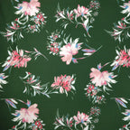 FS226 1.7m Green Floral | Fabric Styles