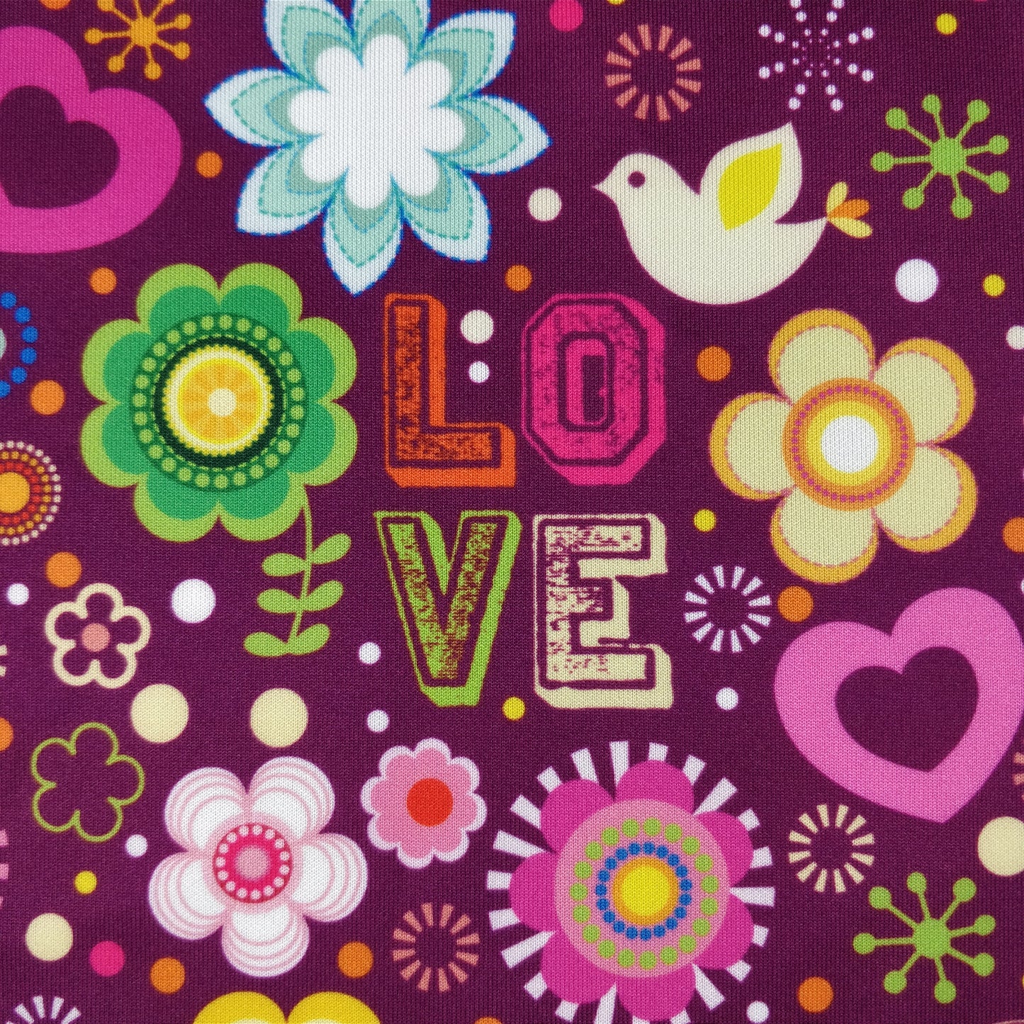 FS182 Love and Peace Floral | Fabric Styles