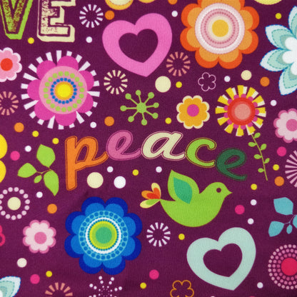 FS182 Love and Peace Floral | Fabric Styles