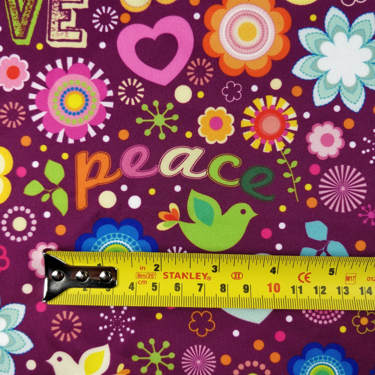 FS182 Love and Peace Floral | Fabric Styles