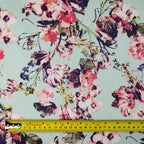 FS283 Orchid Mint Floral | Fabric Styles
