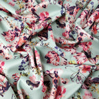 FS283 Orchid Mint Floral | Fabric Styles