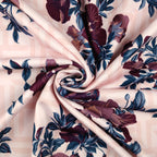 FS289 Pink Impatiens Floral | Fabric Styles