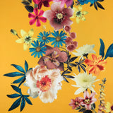 FS291_1 Orange Floral | Fabric | Anemone, Blue, Daisy, Fabric, Floral, Flower, Flowers, Garden, Light, Orange, Orange Flowers, Scuba, Small Flowers, Summer | Fabric Styles