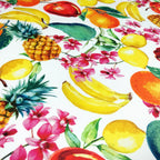 FS296 Lemon Pineapple Banana Floral | Fabric Styles