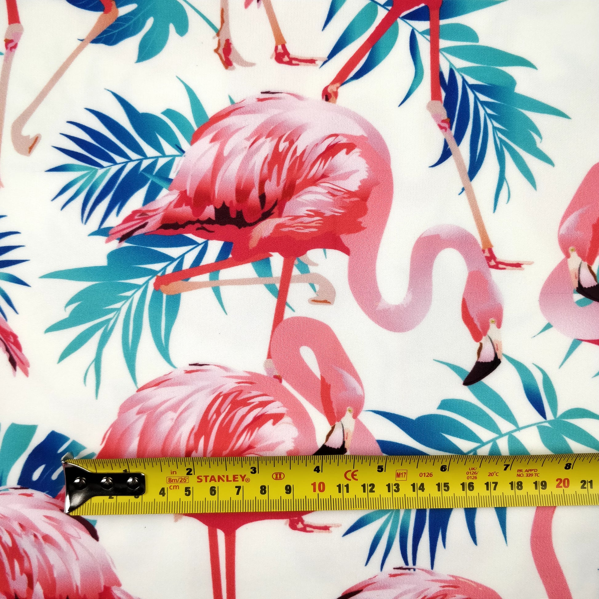 FS264_1 Flamingo Palm Leaves | Fabric Styles