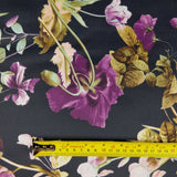 FS334 Purple Floral | Fabric | Bra, Fabric, Floral, Flower, Flowers, Light, Lilly, Lily, Lingerie, Mustard, Pants, Pearl, Peony, Pink, Purple, Scuba, Summer | Fabric Styles