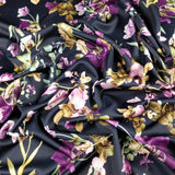 FS334 Purple Floral | Fabric | Bra, Fabric, Floral, Flower, Flowers, Light, Lilly, Lily, Lingerie, Mustard, Pants, Pearl, Peony, Pink, Purple, Scuba, Summer | Fabric Styles