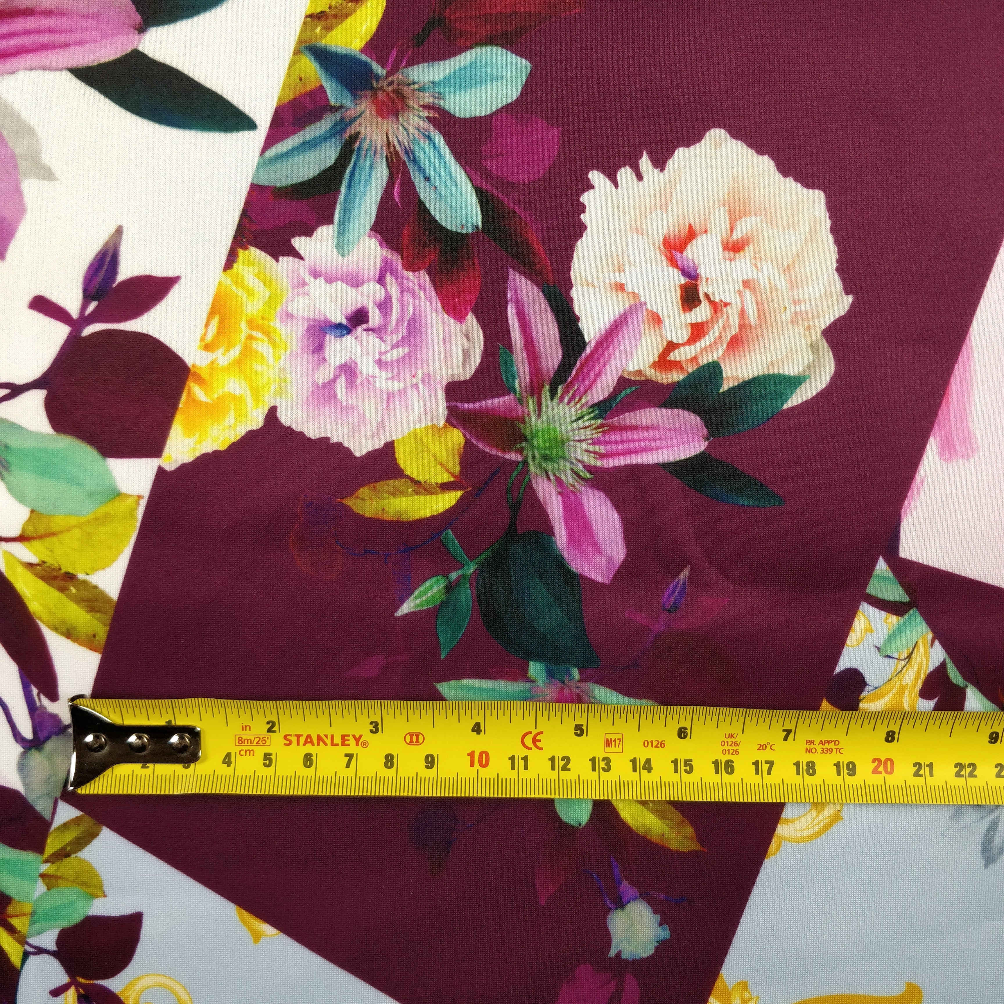 FS312 Carnation Abstract | Fabric | Abstract, Blossom, Carnation, Dianthus, Dianthus caryophyllus, Fabric, Floral, Flower, Flowers, Light, Lily, Pearl, Peony, Pink, Purple, Sale, Scuba, Summer, White | Fabric Styles