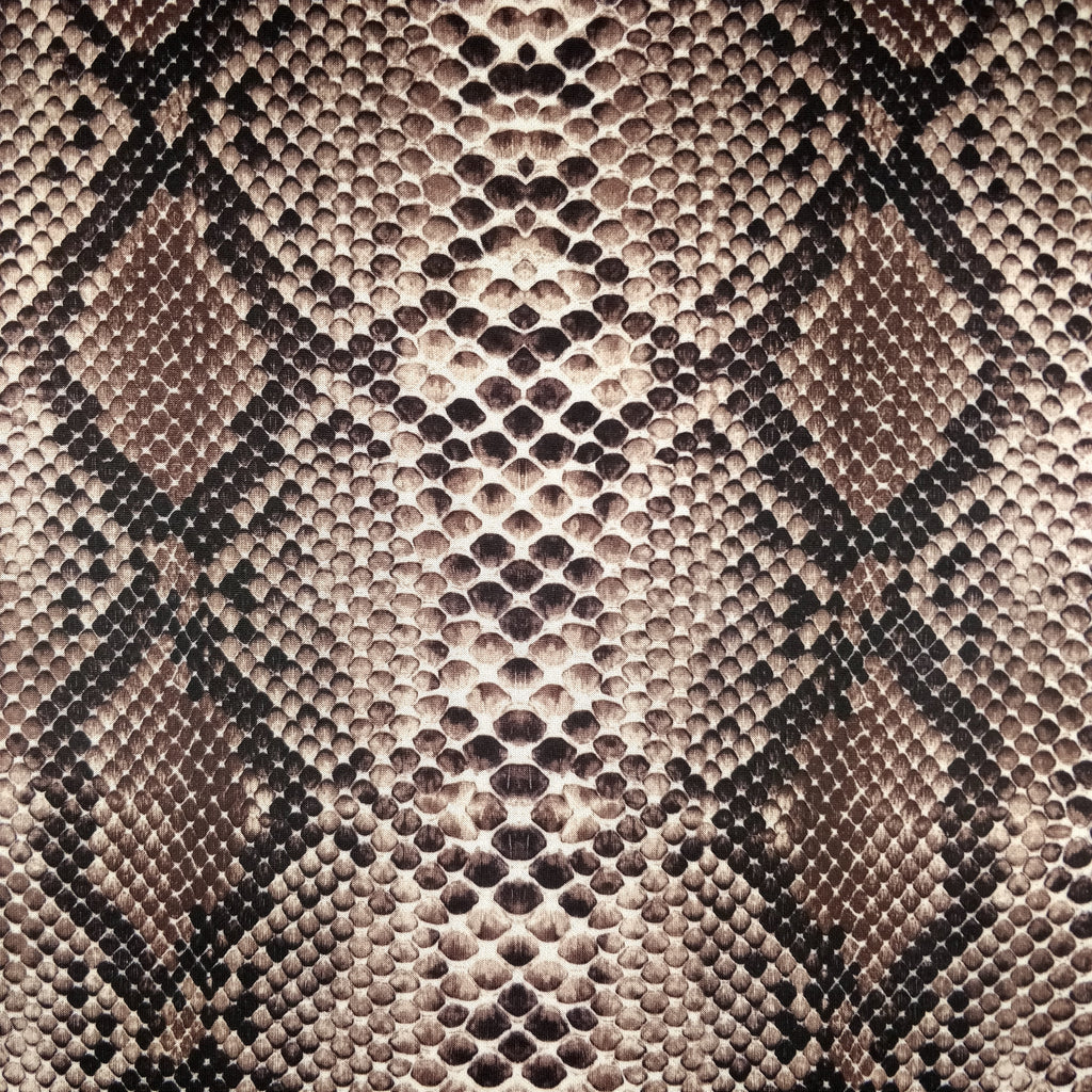 FS062_4 Brown Snake Skin | Fabric Styles