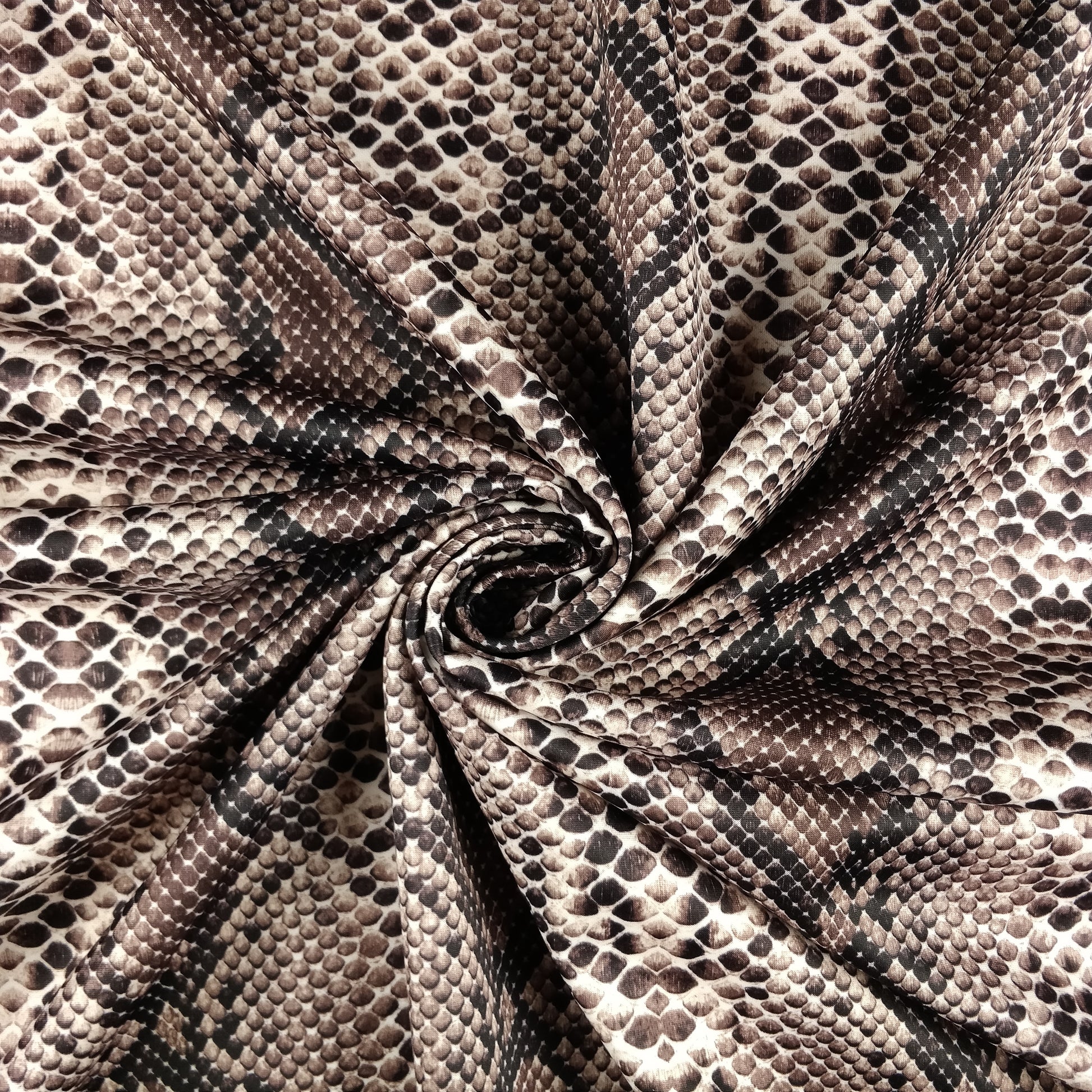 FS062_4 Brown Snake Skin | Fabric Styles