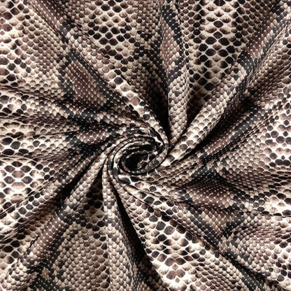 FS062_4 Brown Snake Skin | Fabric Styles
